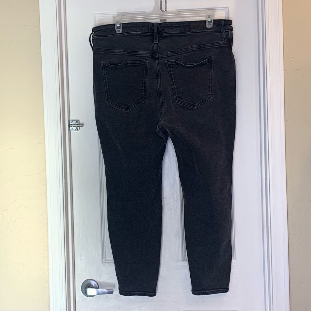 Madewell 10” High Rise Skinny Black Jeans Size 20W - Picture 2 of 10